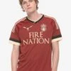 Avatar: The Last Airbender Fire Nation Jersey - BoxLunch Exclusive -Graphic T-Shirt Shop 11959971 hi