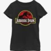 Jurassic Park Classic Logo Youth Girls T-Shirt -Graphic T-Shirt Shop 12214135 hi