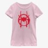 Marvel Spider-Man : Into The Spiderverse Miles Symbol Youth Girls T-Shirt -Graphic T-Shirt Shop 12462916 hi
