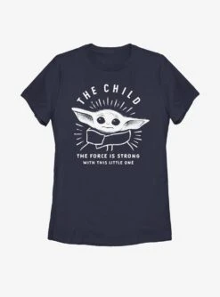 Star Wars The Mandalorian The Child Little One Womens T-Shirt