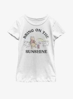 Disney Winnie The Pooh Bring On The Sunshine Youth Girls T-Shirt