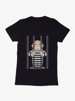 Monopoly Mr. Monopoly The Jailbird Womens T-Shirt