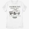 Stranger Things Hawkins Police Auto Womens T-Shirt -Graphic T-Shirt Shop 13734731 hi