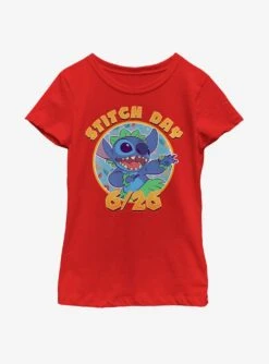 Disney Lilo And Stitch Stitch Day Youth Girls T-Shirt