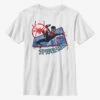 Marvel Spider-Man: Into The Spiderverse Miles Morales City Youth T-Shirt -Graphic T-Shirt Shop 14098547 hi