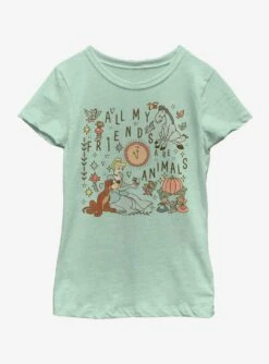 Disney Cinderella My Friends Are Animals Youth Girls T-Shirt