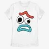 Disney Pixar Toy Story 4 Big Face Scared Forky Womens T-Shirt -Graphic T-Shirt Shop 14226498 hi