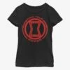 Marvel Black Widow Power Of Black Widow Youth Girls T-Shirt -Graphic T-Shirt Shop 14437813 hi