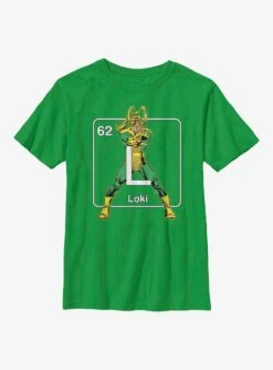 Marvel Loki Periodic Loki Youth T-Shirt