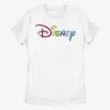 Disney Classic Rainbow Script Womens T-Shirt -Graphic T-Shirt Shop 14462601 hi