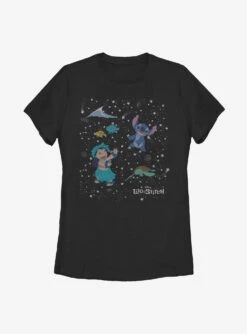 Disney Lilo And Stitch Constellation Friends Womens T-Shirt