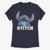 Disney Lilo And Stitch Glasses Womens T-Shirt -Graphic T-Shirt Shop 14463351 hi