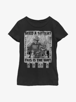 Star Wars The Mandalorian The Child Protection Guaranteed Youth Girls T-Shirt