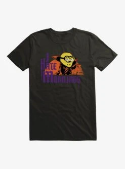 Minions Vampire Sketch I Hate Mornings T-Shirt