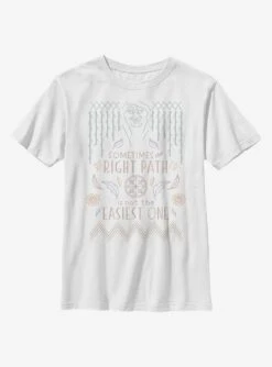 Disney Pocahontas Grandmother Willow Cross Stitch Youth T-Shirt
