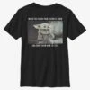Star Wars The Mandalorian The Child Favorite Show Meme Youth T-Shirt -Graphic T-Shirt Shop 15642968 hi