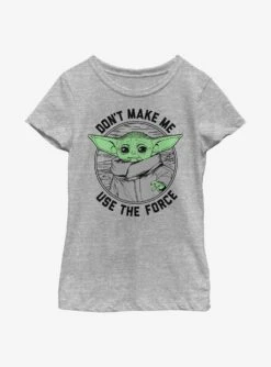 Star Wars The Mandalorian The Child Don't Make Me Youth Girls T-Shirt