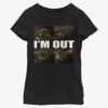 Star Wars The Mandalorian The Child I'm Out Youth Girls T-Shirt -Graphic T-Shirt Shop 15648957 hi