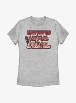 Star Wars: The Clone Wars Ahsoka Help Others Womens T-Shirt