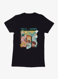 Harry Potter Comic Style Spells And Charms Womens T-Shirt