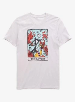 Disney The Nightmare Before Christmas The Lovers Tarot Card T-Shirt - BoxLunch Exclusive