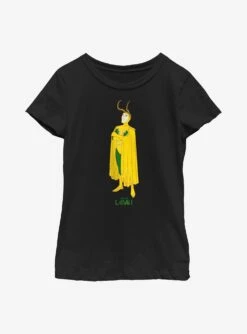 Marvel Loki Old Loki Hero Youth Girls T-Shirt
