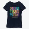 Minecraft 9 Character Boxup Youth Girls T-Shirt -Graphic T-Shirt Shop 16619708 hi