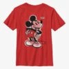 Disney Mickey Mouse Mickey Graffiti Youth T-Shirt -Graphic T-Shirt Shop 16781058 hi