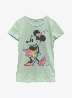 Disney Minnie Mouse Tie Dye Minnie Youth Girls T-Shirt
