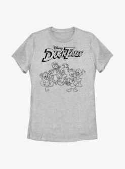 Disney DuckTales Group Shot Womens T-Shirt