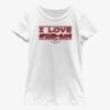 Marvel Spider-Man: No Way Home I Love Spider-Man Youth Girls T-Shirt -Graphic T-Shirt Shop 17157785 hi