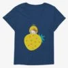 Hello Kitty Five A Day Rising Pineapple Womens T-Shirt Plus Size -Graphic T-Shirt Shop 17242117 hi