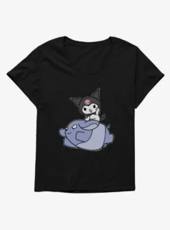 Kuromi Adventure Baku Flying Womens T-Shirt Plus Size