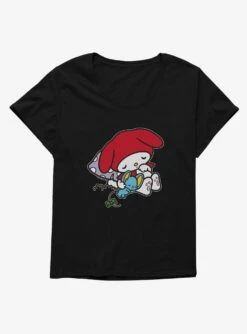 My Melody Napping With Flat Womens T-Shirt Plus Size