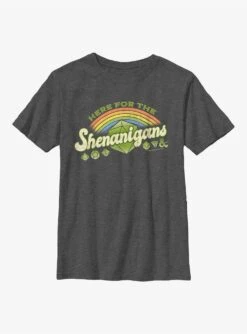 Dungeons And Dragons Here For Shenanigans Youth T-Shirt
