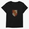 Harry Potter Gryffindor Crest Banner Womens T-Shirt Plus Size -Graphic T-Shirt Shop 18235250 hi