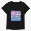 Vaporwave Save The Beaches Womens T-Shirt Plus Size -Graphic T-Shirt Shop 18284672 hi