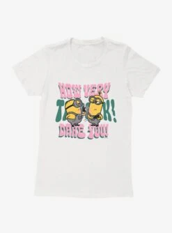 Minions Groovy How Dare You Womens T-Shirt