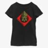 Stranger Things Be Vigilant Demogorgon Badge Youth Girls T-Shirt -Graphic T-Shirt Shop 18858632 hi