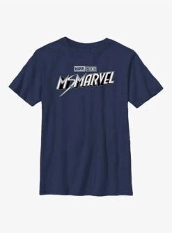 Marvel Ms. Marvel Black And White Youth T-Shirt