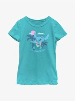 Disney Lilo And Stitch No Bad Days Youth Girls T-Shirt