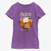 Disney Alice In Wonderland Flower Bouquet Youth Girls T-Shirt -Graphic T-Shirt Shop 19625006 hi