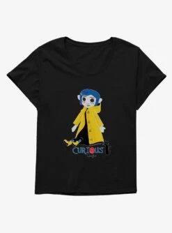 Coraline Curious Womens T-Shirt Plus Size