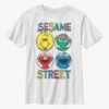 Sesame Street Circle Grid Youth T-Shirt -Graphic T-Shirt Shop 19713657 hi