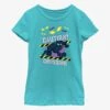 Marvel Black Panther Caution Crossing Youth Girls T-Shirt -Graphic T-Shirt Shop 19916710 hi