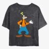 Disney Goofy Traditional Goofy Mineral Wash Crop Womens T-Shirt