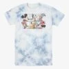 Disney Mickey Mouse And Friends Grid Tie-Dye T-Shirt -Graphic T-Shirt Shop 20159772 hi