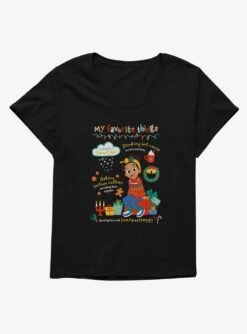 Blippi Meekah Favorite Things Womens T-Shirt Plus Size
