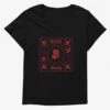 Cobra Kai Snake No Mercy Sekai Taikai Womens T-Shirt Plus Size