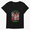 Monster High Santa's Ghouls Womens T-Shirt Plus Size -Graphic T-Shirt Shop 20458542 hi